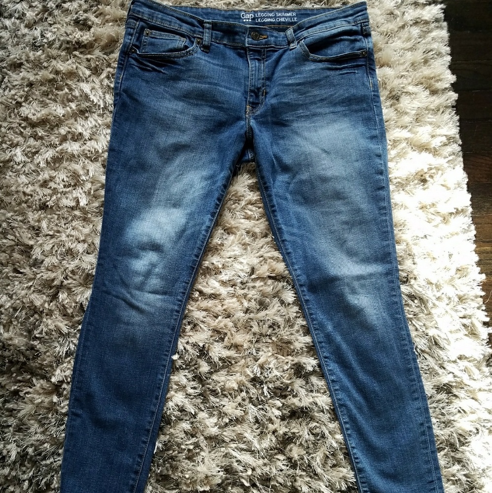 Gap Blue Jeans Leggings